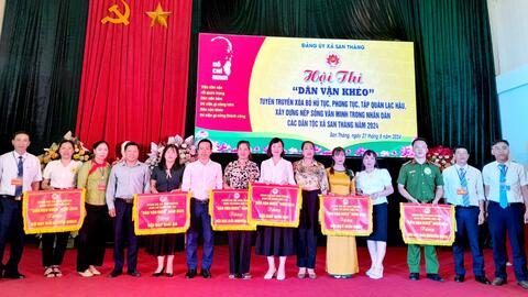 Hội thi Dân vận khéo xã San Thàng năm 2024