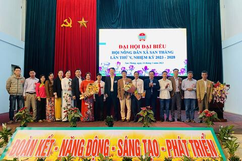 Đại hội Đại biểu Hội Nông dân xã San Thàng lần thứ V, nhiệm kỳ 2023 - 2028