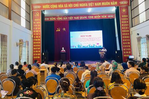 Hội nghị tuyên truyền, phổ biến pháp luật lưu động tại xã San Thàng