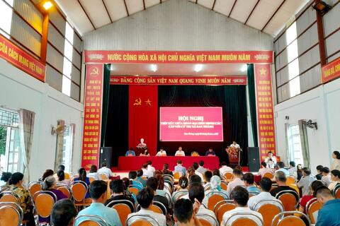 Tiếp xúc cử tri sau kỳ họp thứ 21 HĐND tỉnh khóa XV sau kỳ họp thứ 17 HĐND thành phố khóa IV, nhiệm kỳ 2021-2026.