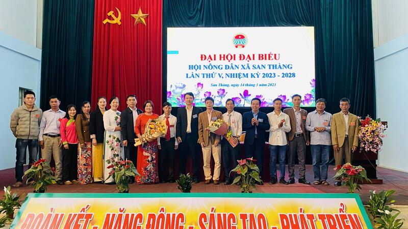 Đại hội Đại biểu Hội Nông dân xã San Thàng lần thứ V, nhiệm kỳ 2023 - 2028