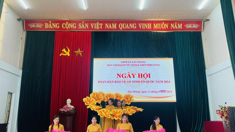 Ngày hội Toàn dân bảo vệ an ninh Tổ quốc xã San Thàng; Hội nghị “Công an xã lắng nghe ý kiến nhân dân’’ năm 2024